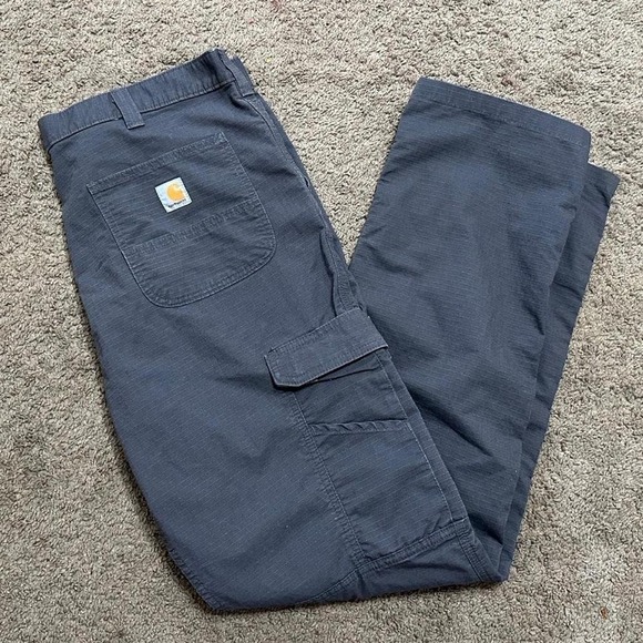 Carhartt Other - Carhartt grey relaxed fit cargo pocket pants Men's Size 40X36 #workwear #skater
